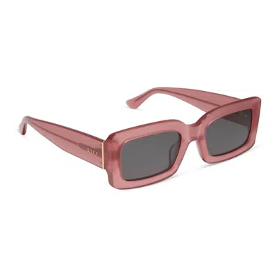 Diff Women's Indy Sunglasses In Guava + Grey In Brown