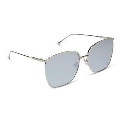 Diff Women's Vittoria Sunglasses In Silver + Silver Mirror In Multi
