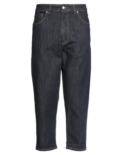Different Man Denim Pants Blue Size 38 Cotton