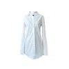 Different Women's Double Cuff Shirt White In White