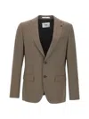 Digel Alesso Single-breasted Blazer In Brown