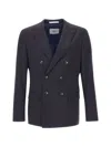 Digel Alfredo Double-breasted Blazer In Blue