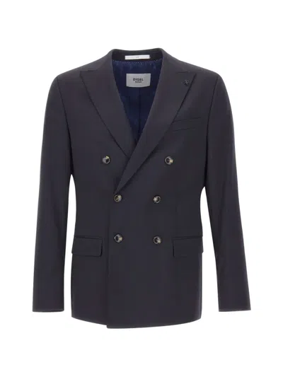 Digel Alfredo Double-breasted Blazer In Blue