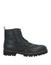 Digel Man Ankle Boots Black Size 10 Leather
