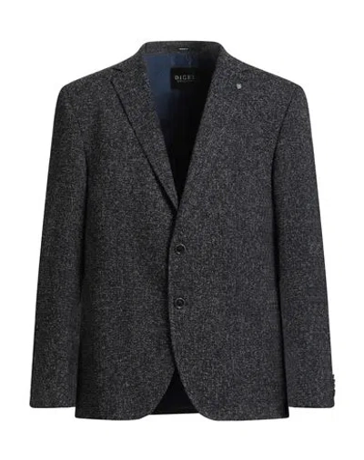 Digel Man Blazer Midnight Blue Size 46 Polyester, Viscose