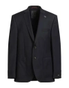 Digel Man Blazer Midnight Blue Size 46 Virgin Wool In Black