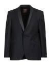 Digel Man Blazer Midnight Blue Size 48 Virgin Wool, Polyamide, Elastane In Black