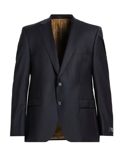 Digel Man Blazer Midnight Blue Size 48 Virgin Wool, Polyamide, Elastane