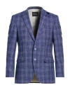 Digel Man Blazer Navy Size 42 Polyester, Viscose, Elastane In Blue