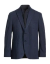 Digel Man Jacket Midnight Blue Size 50 Polyester, Viscose, Polyamide, Elastane In Blue