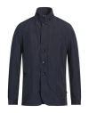 Digel Man Jacket Navy Size 46 Polyester In Blue