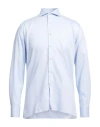 Digel Man Shirt Sky Blue Size 16 Cotton In Blue