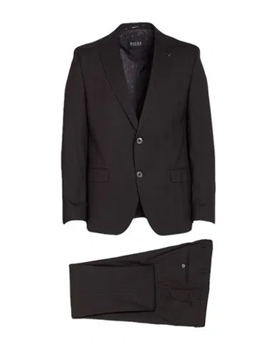 Digel Man Suit Black Size 48 Polyester, Viscose, Elastane In Brown