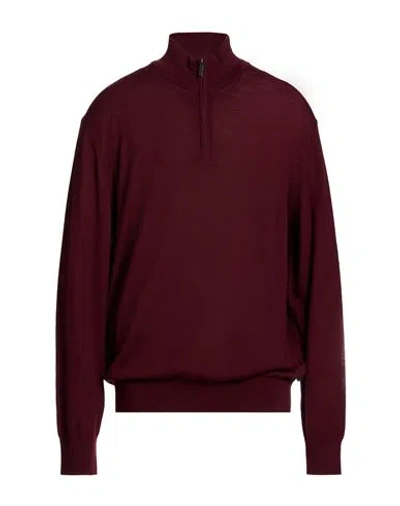 Digel Man Sweater Burgundy Size 48 Merino Wool