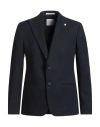 Digel Move Man Blazer Midnight Blue Size 44 Viscose, Cotton, Polyester, Elastane, Virgin Wool In Blue