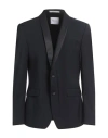 Digel Move Man Blazer Midnight Blue Size 46 Polyester, Virgin Wool, Elastane In Black