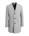 Digel Move Man Coat Light Grey Size 42 Wool, Polyester, Cashmere In Gray