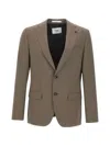 Digel Alesso Single-breasted Blazer In Brown