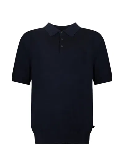 Digel Short-sleeved Polo Shirt In Blue