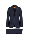 Digel Single-breasted Notched-lapel Suit In Blue