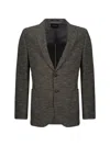 Digel Two-button Single-breasted Blazer In Brown