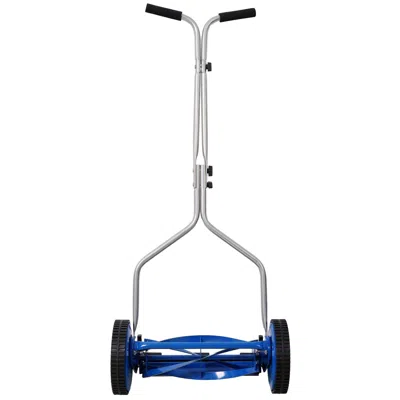 Digiitool 14in Push Lawn Mower, Push Reel Lawn Mower, Blue Color