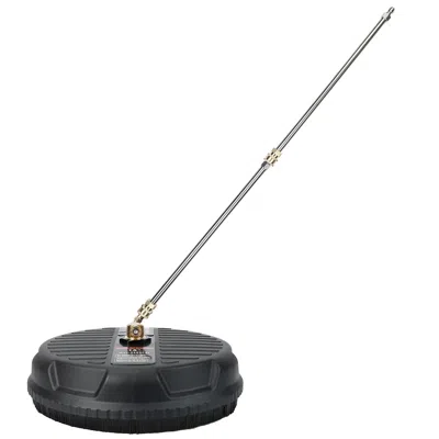 Digiitool 15in High Pressure Flat Surface Cleaner 4000psi Disc Power Washer Broom In Black