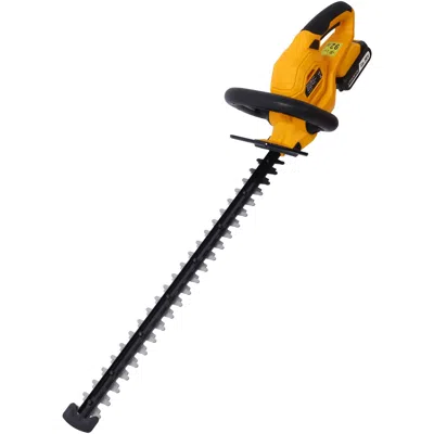 Digiitool 20v Cordless Hedge Trimmer, 22 Inch Steel Blade, Reduced Vibration, Battery And Charger Included In Yellow