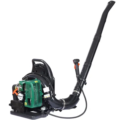 Digiitool 2-stroke Backpack Leaf Blower,gas 63.3cc,3.6hp 750cfm In Black