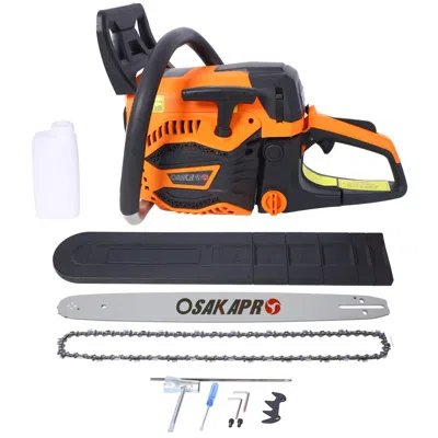 Digiitool 62cc Gas Powered Chainsaw, 20 Inch 2-cycle Petrol Handheld Chain Saw, Gasoline Gas Chainsaws For Tre In Multi