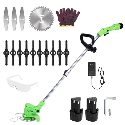 Digiitool Cordless Grass Trimmer Rechargeable Lawn Mower, 12v In Multi