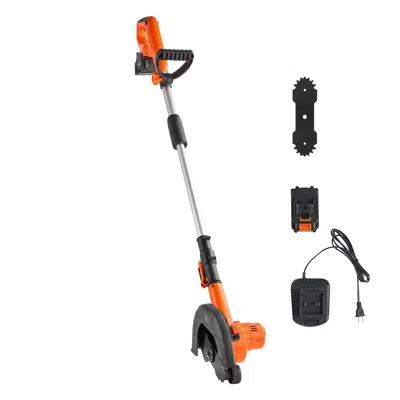 Digiitool Lawn Edger, 8.8-inch Blade Length, Battery Powered Cordless Edger Lawn Tool, With 3-position Blade D In Multi