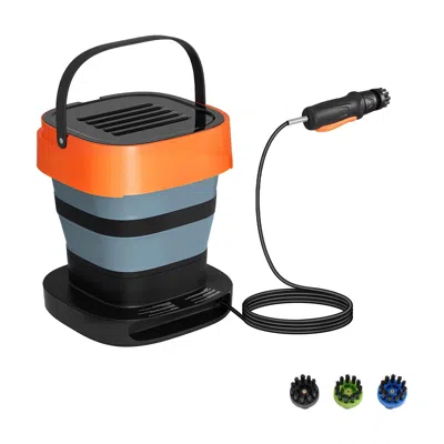 Digiitool Portable Cordless Pressure Washer With 2.64 Gal Tank, Foldable Power Washer 109 Max Psi 0.79 Max Gpm In Multi