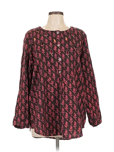 Pre-owned Dignity Not Charity Long Sleeve T-shirt In Red