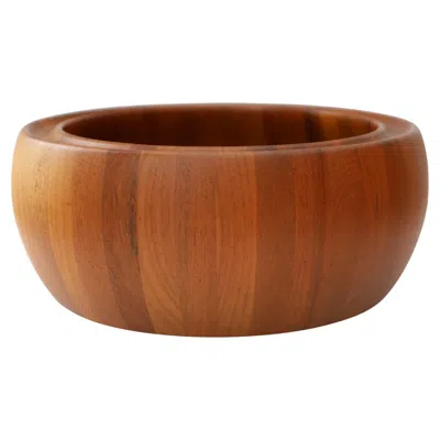 Pre-owned Digsmed Design Danish Mid-century Modern Teak Bowl, A Large 1960s Bowl From . In Brown