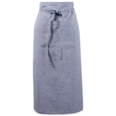 Dii Bistro Chambray Apron Blue