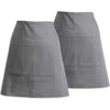 Dii Bistro Solid Waist Apron Set/2 Gray In Grey