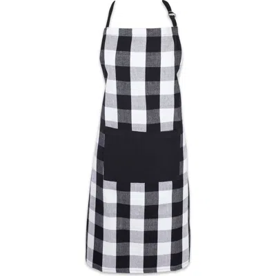 Dii Buffalo Check Chef Apron Black & White