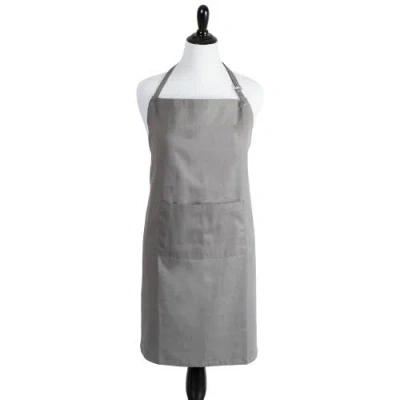 Dii Chef Solid X-large Apron In Gray