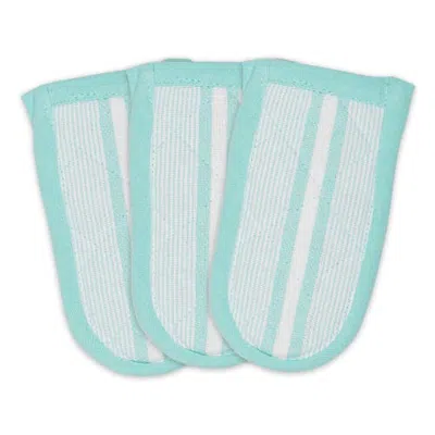Dii Chef Stripe Pan Handle Set/3 In Aqua