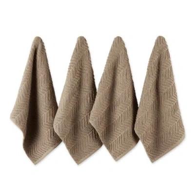Dii Chevron Luxury Bar Mop Set/4 In Stone