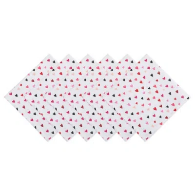 Dii Confetti Hearts Print Napkin Set/6