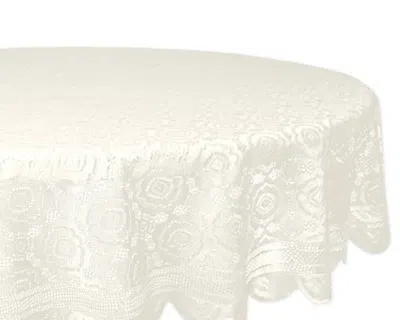 Dii Cream Vintage Polyester Lace Tablecloth 63 Round