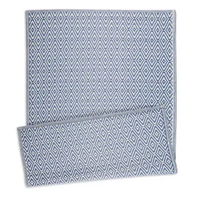 Dii Diamonds Marquise Outdoor Rug In French Blue