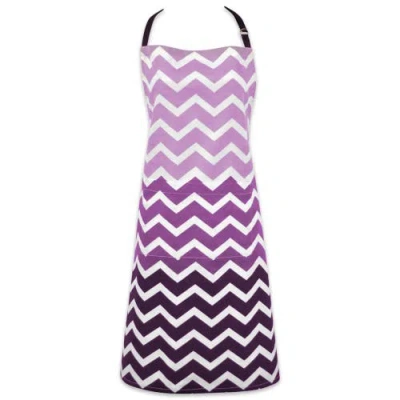 Dii Eggplant Ombre Printed Chef Apron