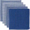 Dii Everyday Assorted Dishcloth Set/5 In Blue