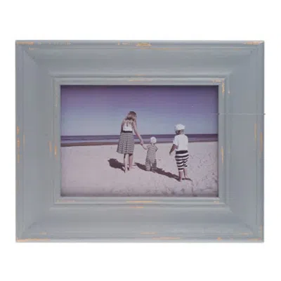 Dii Farmhouse Distressed Wood Picture Frame In Grey