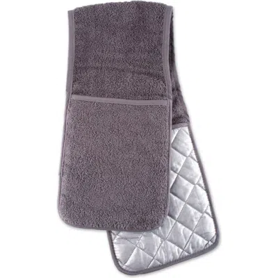 Dii Gray Terry Double Oven Mitt