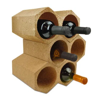 Dii Honeycomb Portuguese Cork Wine Rack 3 Piece