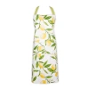 Dii Lemon Bliss Printed Chef Apron In Lemon Bliss